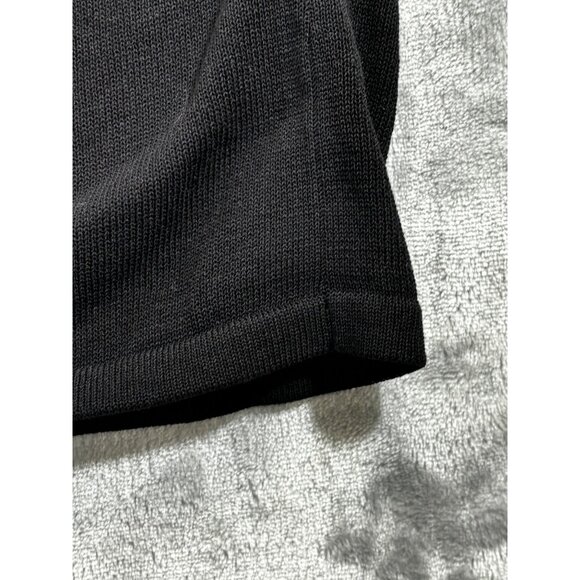 Chico's Tank Top Women's Large Black V-Neck Knit Blouse NWT - Picture 7 of 8